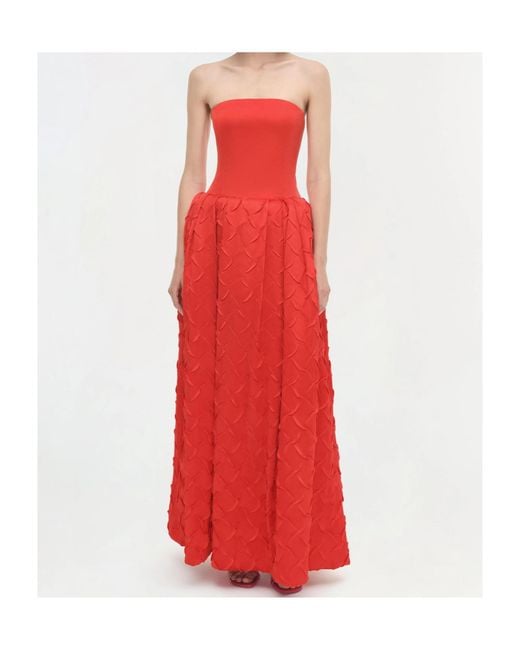Jonathan Simkhai Red Azriel Gown