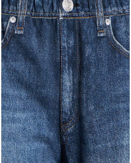 Rag & Bone Blue Straight-Leg Jeans