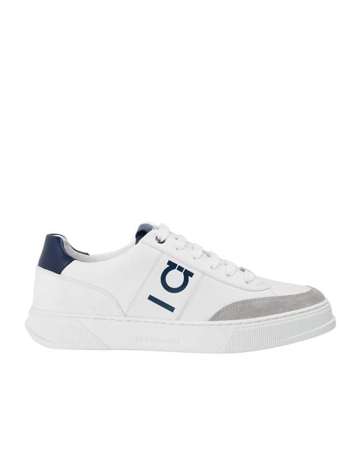 Ferragamo White Low-Top Trainers for men