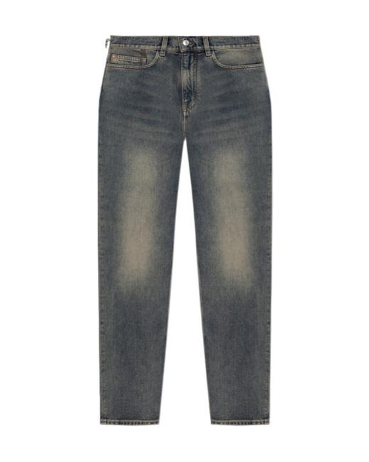 Zadig & Voltaire Gray John Faded-Wash Jeans for men