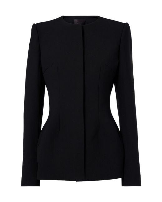 Mugler Black Single-Breasted Jacket