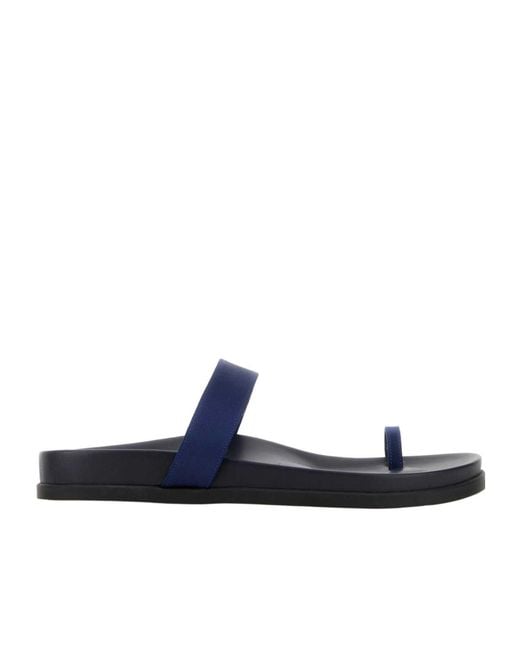 Ancient Greek Sandals Blue Thalia Sandals