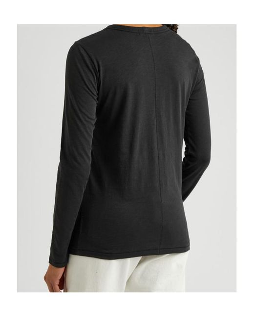 Rag & Bone Black Long-Sleeved T-Shirt
