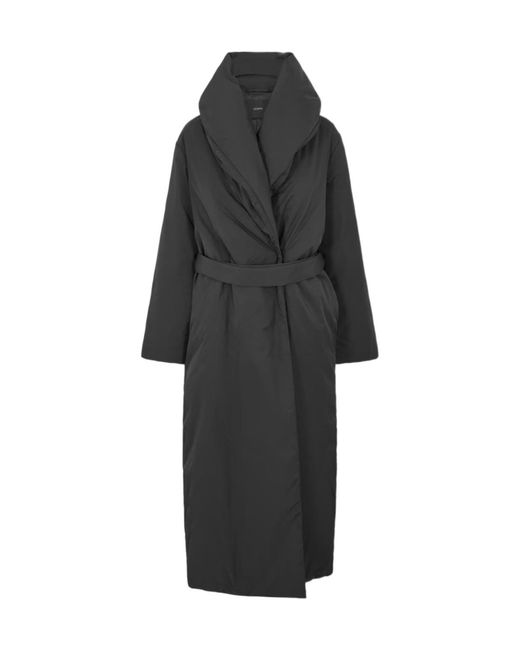 Joseph Black Longline Long Puffer Jacket