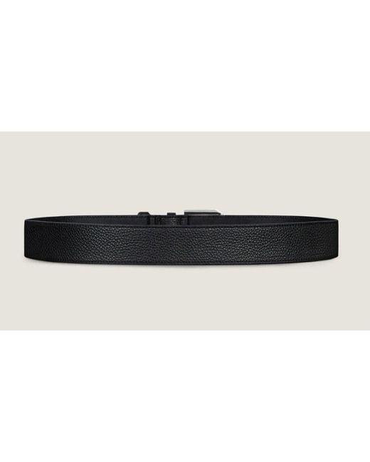 Givenchy Black Square Buckle Long Belt for men