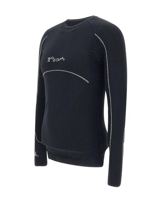 Roa Blue Long Sleeve Crewneck T-Shirt for men