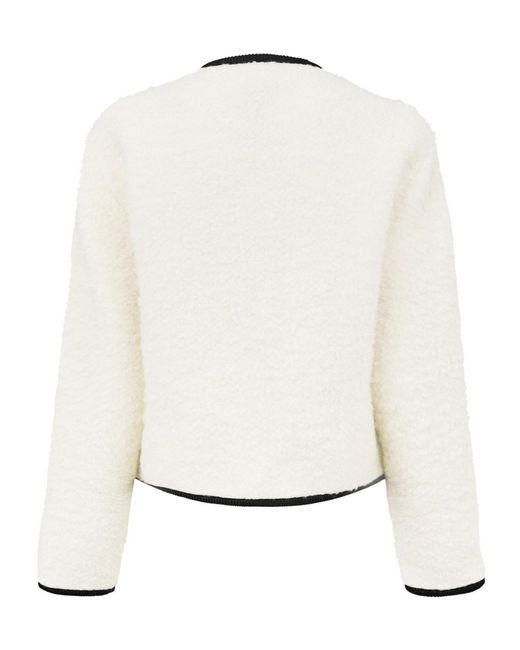 Anine Bing White Long Sleeve Casual Jacket