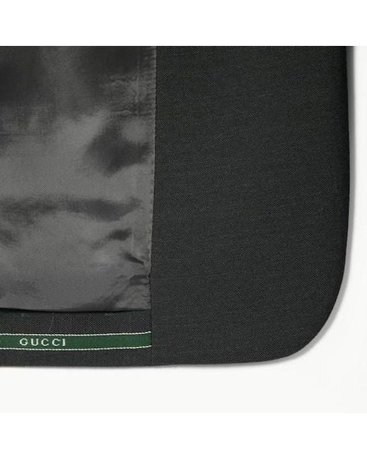 Gucci Black Single Breasted Jacket for men