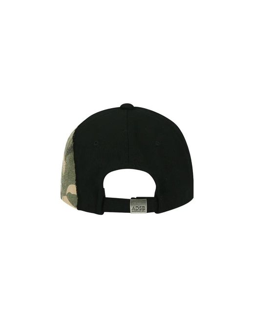 ANDERSSON BELL Green Camouflage Patchwork Baseball Cap for men