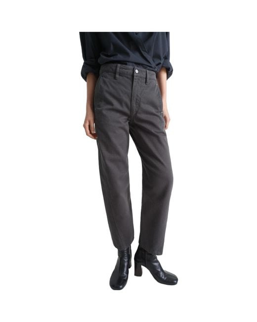 Lemaire Black Twisted Pants