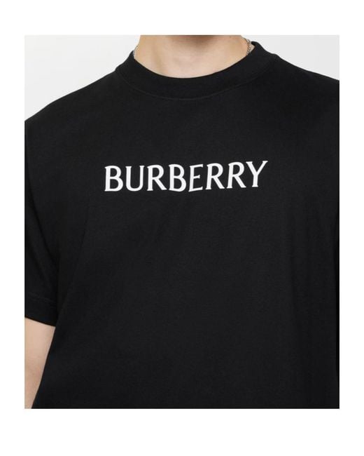 Burberry Black T-Shirt 'Seth' for men