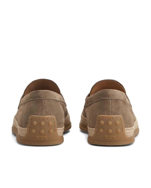 Tod's Brown Classic Moccasin Loafers for men
