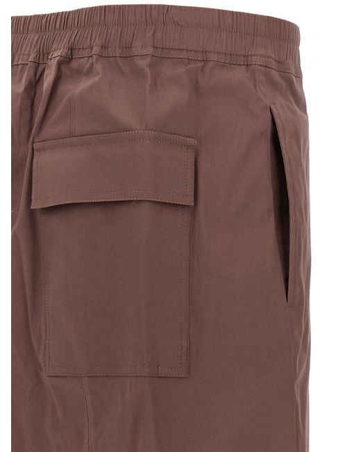 Rick Owens Brown Rick S Pods Low-Crotch Shorts for men
