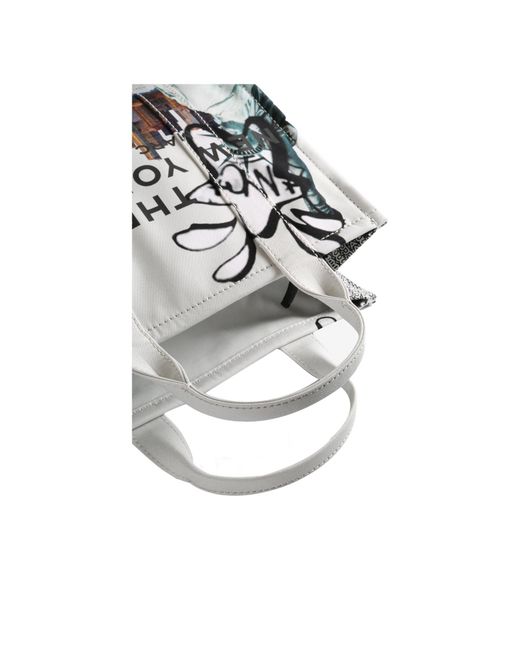 Marc Jacobs Blue Printed Handbag