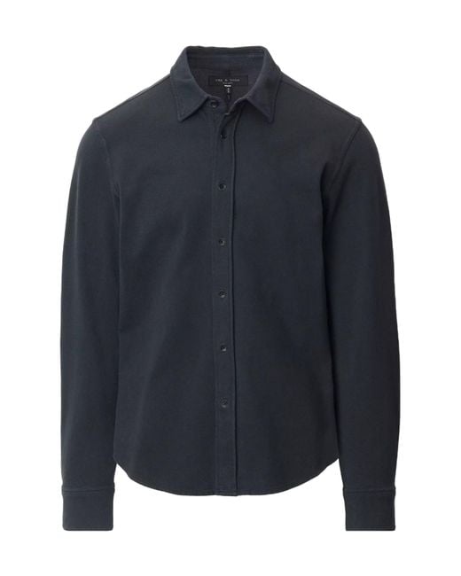 Rag & Bone Blue Long-Sleeved Shirt for men