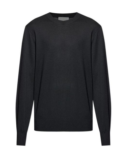 Dries Van Noten Blue Long Sleeve Sweater for men