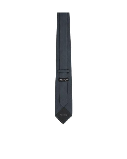 Tom Ford Blue Pointed Tie for men