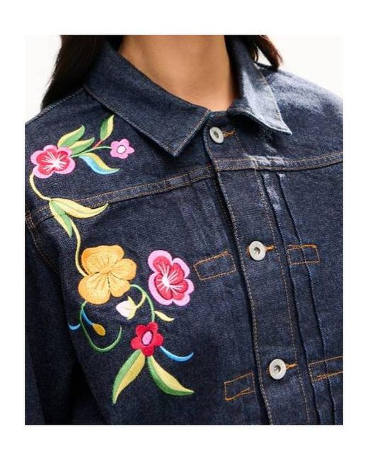 KENZO Blue Wildflower' Trucker Jacket