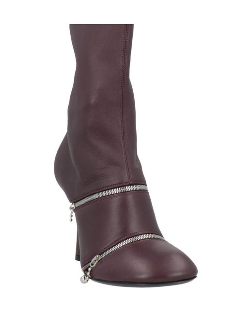 Burberry Purple Fashion Ankle Boots
