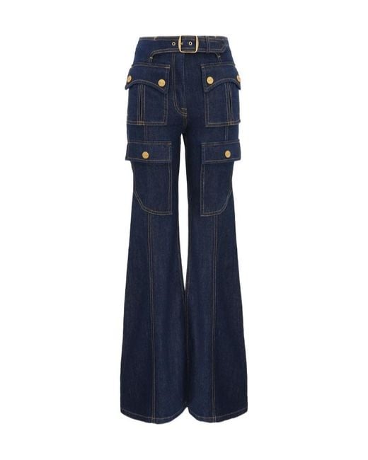 Zimmermann Blue Luna Flared Jeans