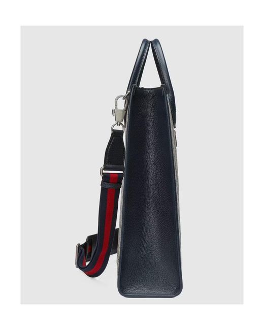 Gucci Gray Gg Supreme Tote Bag for men