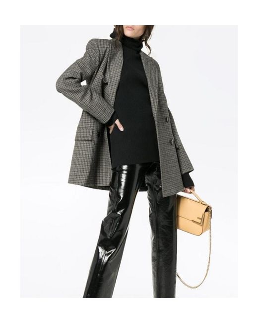 Givenchy Gray Plaid Wool Suit Jacket