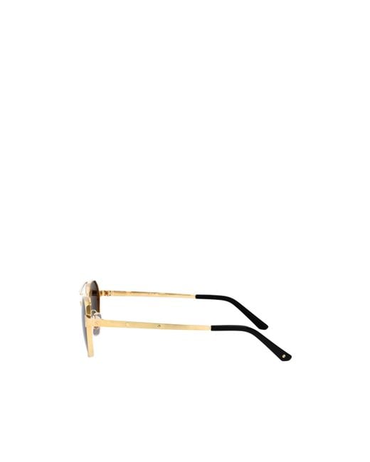 Cartier Black Square Frame Sunglasses for men