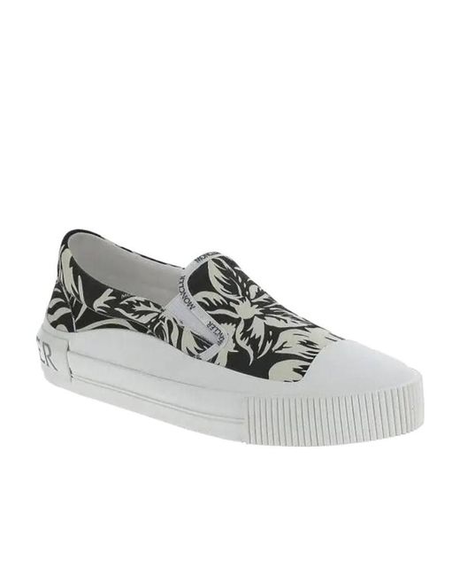 Moncler Multicolor Logo Slip-On Sneakers for men