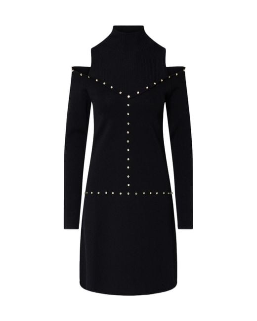 Liu Jo Black Short Knit Dress