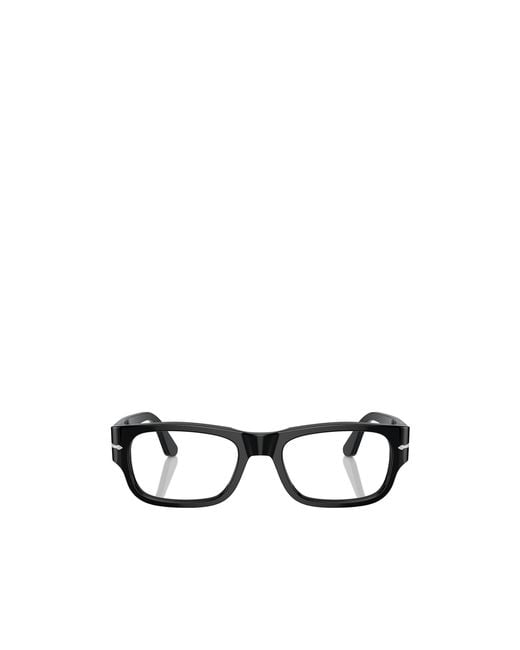 Persol White Rectangular Frame Glasses for men