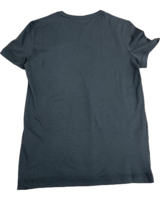 Giorgio Armani Blue Round Neck Short Sleeve T-Shirt for men