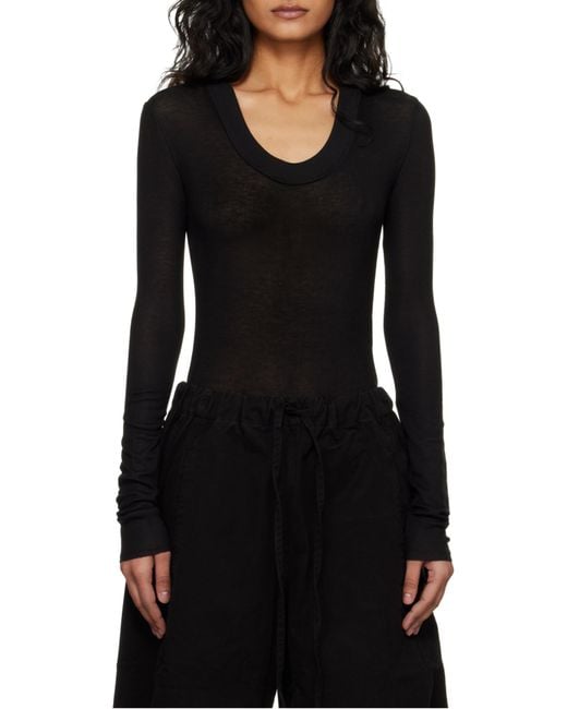 Entire studios Black Long-Sleeve Body