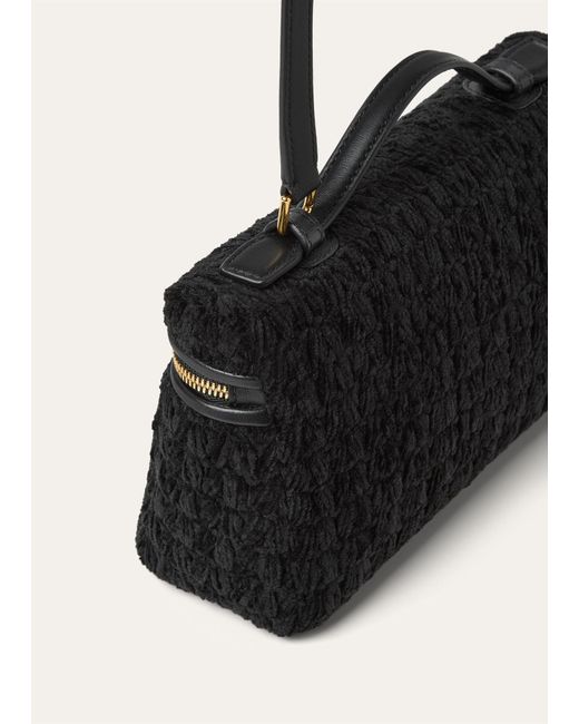 Loro Piana Black Extra Pocket L19 Shoulder Bag