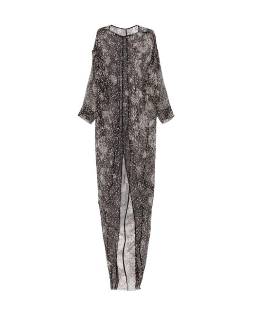 Rick Owens Gray Eclipse Gown
