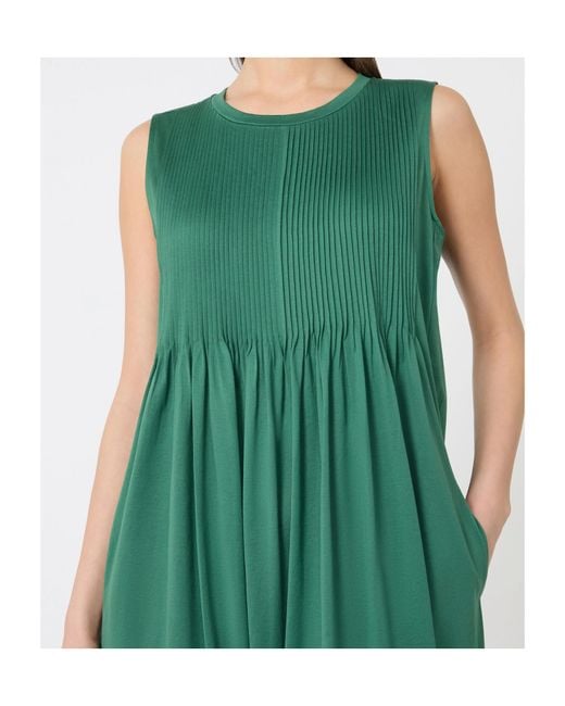Weekend by Maxmara Green Pleated Dress