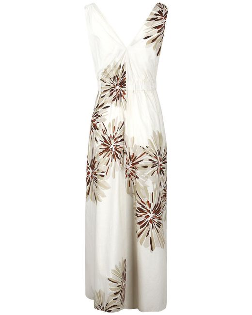 Brunello Cucinelli Metallic Midi Dresses