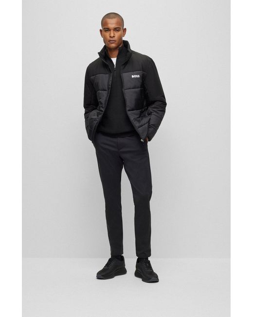 Boss Black Boss Half-Neck Knitted Jumper for men