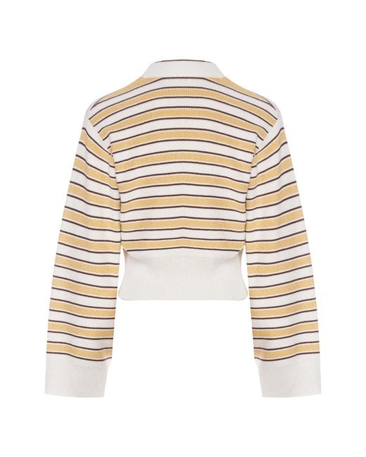 Brunello Cucinelli Metallic Striped Knitwear