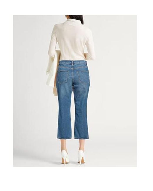 Tory Burch Blue Straight Leg