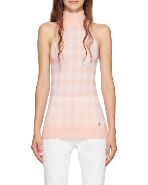 Balmain Pink Diamond Turtleneck