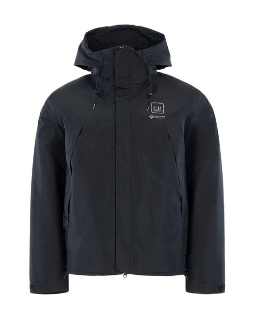 C P Company Blue Windproof And Waterproof Jacket for men