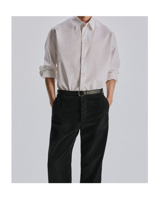 The Row White Long-Sleeved Shirt for men