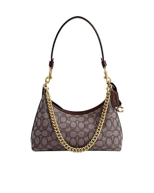 COACH Gray Juliet Shoulder Bag 25