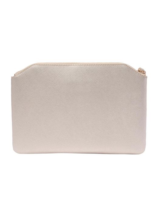 Liu Jo Natural Logo Lettering Pouch Bag