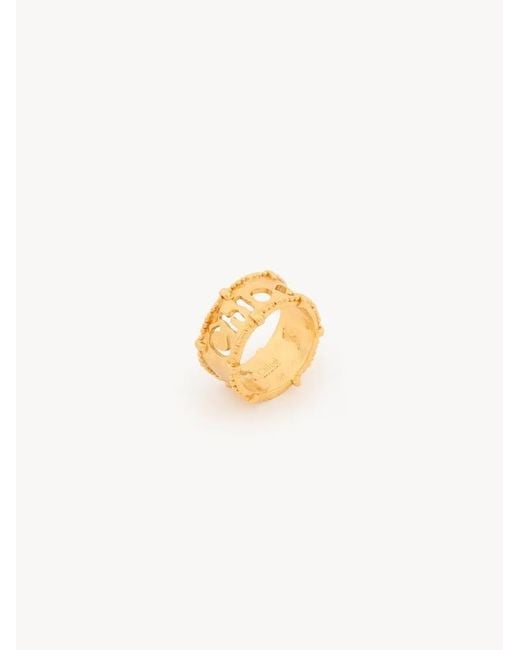 Chloé Metallic Medals Ring