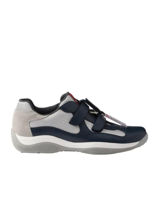 Prada Linea Rossa Blue Prada Americas Cup Original Sneakers for men