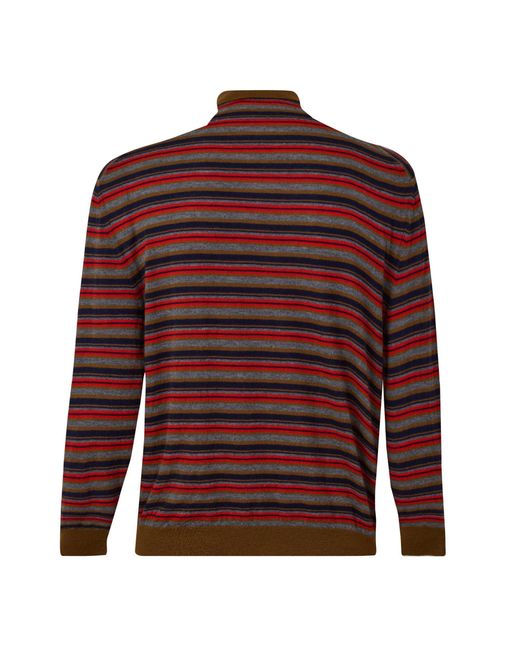 Prada Red Striped Longsleeve Sweater