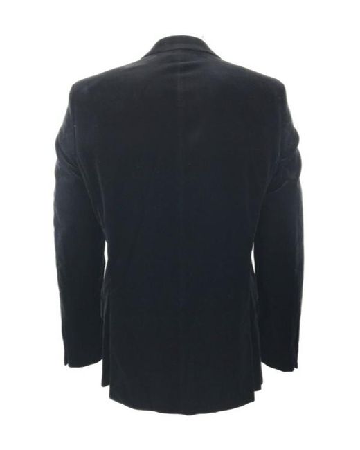 Karl Lagerfeld Blue Single-Breasted Suit Jacket for men