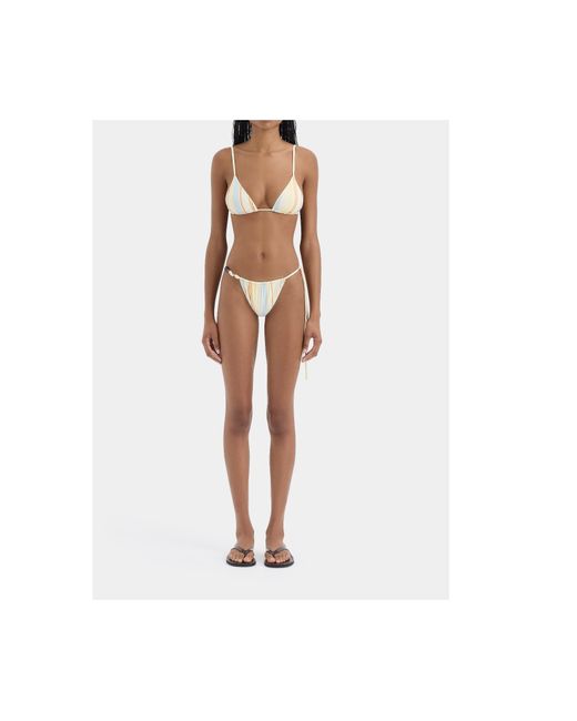 Sir Natural Striped Bikini Top