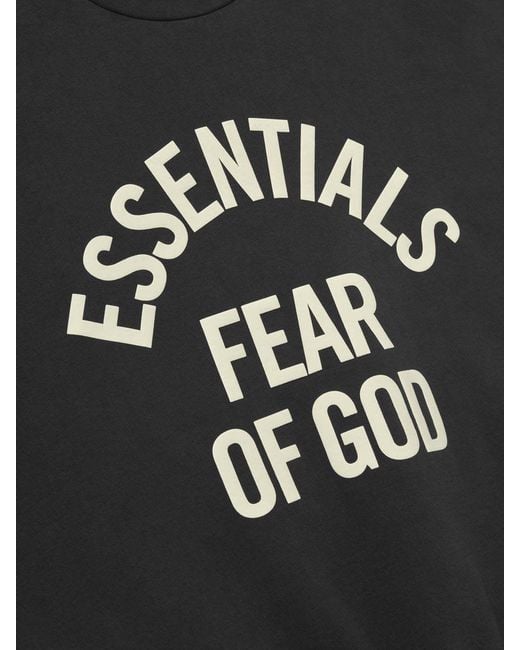 Fear Of God Black Essentials Campus 90S Crewneck Sweatshirt for men